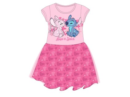 Dívčí šaty s tylem Stitch (Velikost 92)
