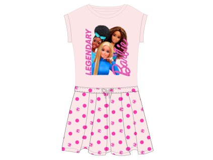 Dívčí šaty Barbie růžové (Velikost 104)