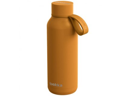 quokka solid nerezova flasa termoska s putkom mustard 510ml 40183
