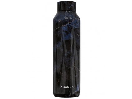 quokka solid nerezova flasa termoska black marble 630ml 12087
