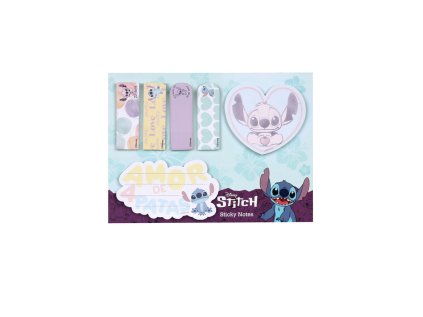 Samolepící bločky - Stitch zelené