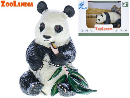 ZOOLANDIA panda - 6,5-10cm, 2druhy