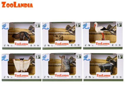 ZOOLANDIA zvířátko safari - 6druhů