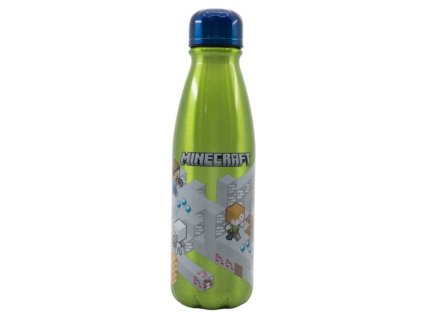 Hliníková láhev simple MINECRAFT 600ml, 40440