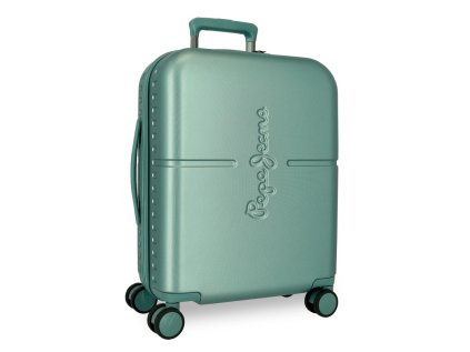 pepe jeans highlight verde abs cestovny kufor 55x40x20cm 37l 768912b small