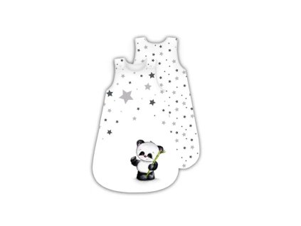 Dětský luxusní spací pytel 90cm MALÁ PANDA 6/36měs.