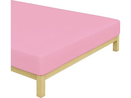 21604 1 jersey prosteradlo ruzove bedtex na posteli
