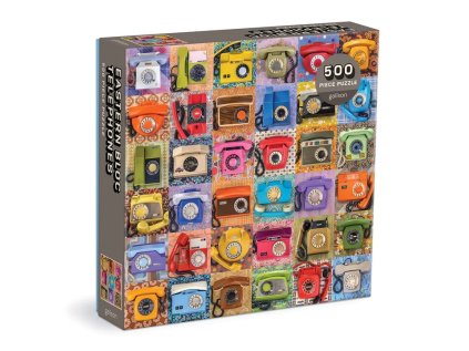 Galison Puzzle Troy Litten Eastern Bloc Telephones 500 dílků