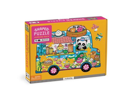 Mudpuppy Puzzle ve tvaru minibusu s občerstvením