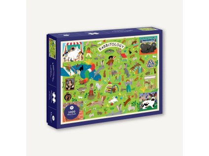 Chronicle Books Puzzle Králíkologie 1000 dílků