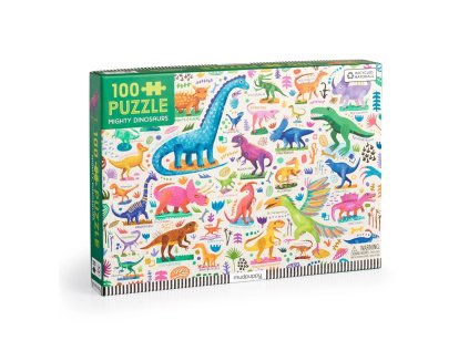Mudpuppy Puzzle Mocní dinosauři 100 dílků