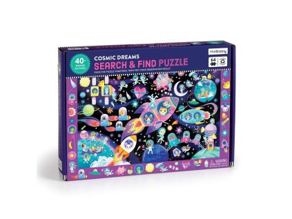 Mudpuppy Puzzle Hledej a najdi Vesmírné sny 64 dílků