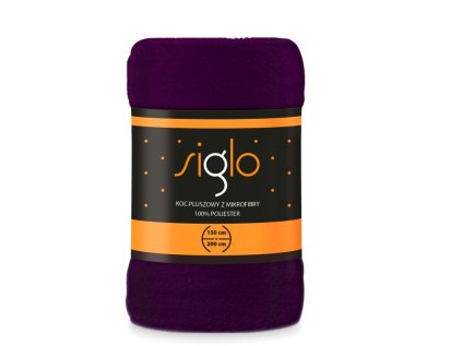 FARO Deka mikroplyš super soft fialová Polyester, 150/200 cm