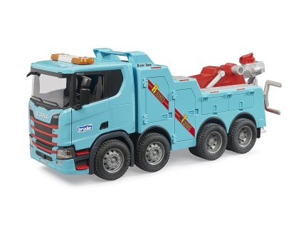 Bruder Scania Super 560R Vyprošťovací a odtahový vůz se zvukem a světlem