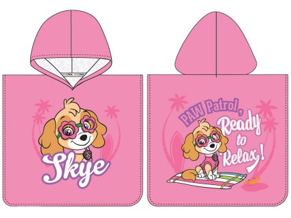 44266 detske ponco tlapkova patrola skye relax day