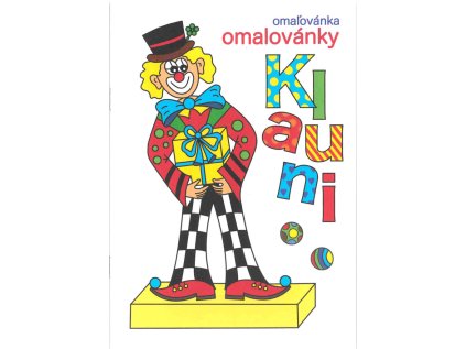 Omalovánky A5 Klauni