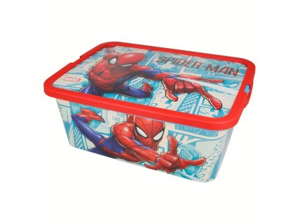Plastový úložný box Spiderman, 13L, 02625