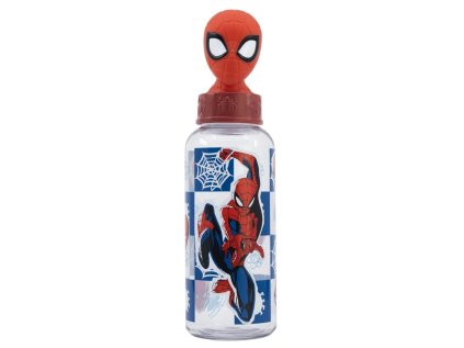 Plastová 3D láhev s figurkou Spiderman, 560ml, 74859