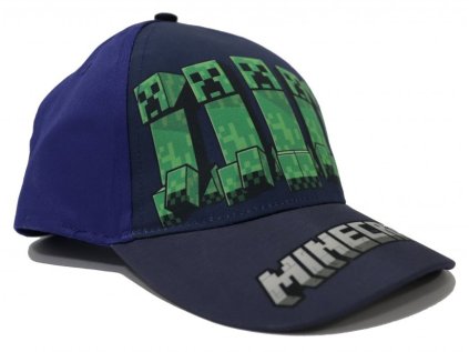 CHLAPECKÁ KŠILTOVKA MINECRAFT modrá (Velikost 52)