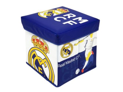 ulozny box s vrchnakom taburetka 2v1 real madrid rm13724