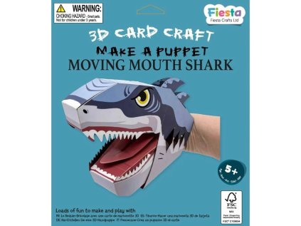 Fiesta Crafts Kreativní sada 3D loutka Žralok
