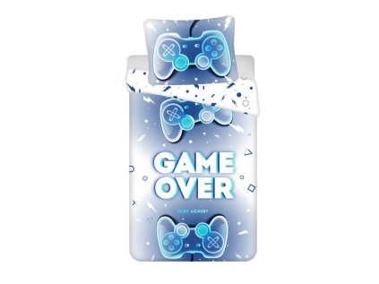 JERRY FABRICS Povlečení Game Over Bavlna, 140/200, 70/90 cm
