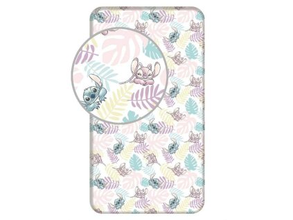 ST 259380 prosteradlo lilo and stitch leaves