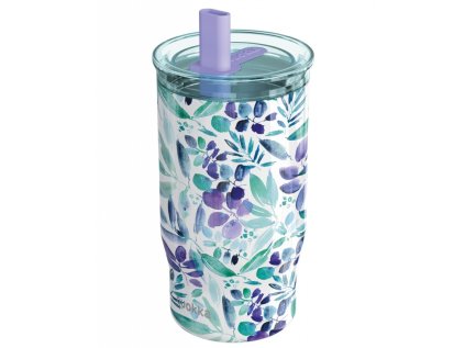 Quokka Mist, Nerezový termo pohár Violet Blooms, 720ml, 40165
