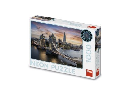 SOUMRAK NAD TOWER BRIDGE 1000 neon Puzzle