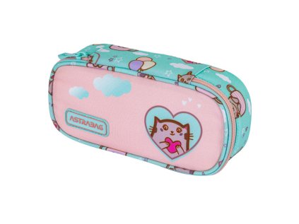 Jednokomorový penál / pouzdro AstraBAG KITTY´S WORLD, AC6, 503024073
