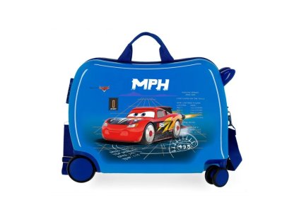 Dětský cestovní kufr na kolečkách / odrážedlo DISNEY CARS Blue, 2089821