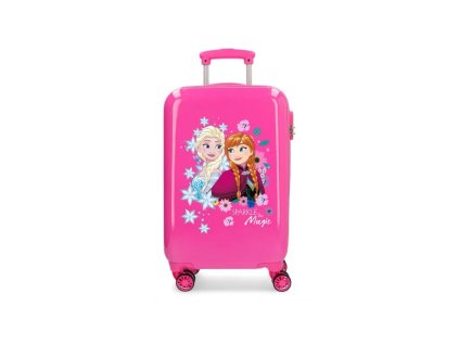 luxusny detsky abs cestovny kufor disney frozen sparkle 55x38x20cm 34l 2421431