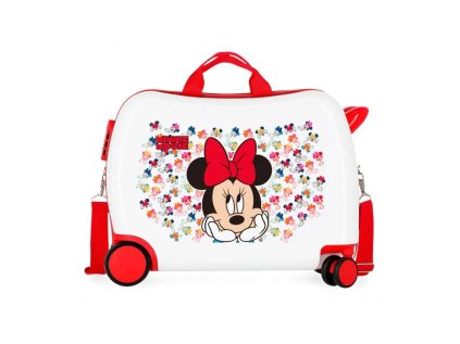 Dětský cestovní kufr na kolečkách / odrážedlo MINNIE MOUSE Diva, 34L, 2619821