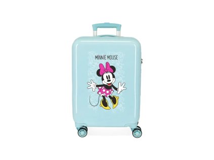 Luxusní dětský ABS cestovní kufr MINNIE MOUSE Enjoy the day, 55x38x20cm, 34L, 4681769