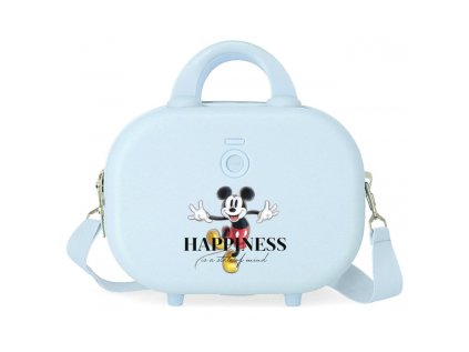 abs cestovny kozmeticky kufrik mickey mouse happines turquesa 21x29x15cm 9l 3663921