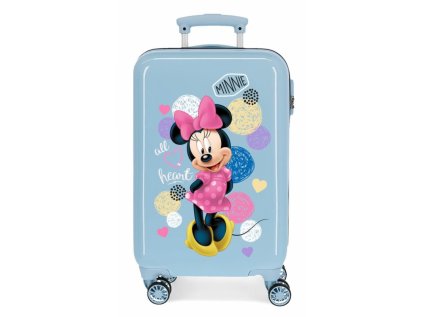 luxusny detsky abs cestovny kufor minnie mouse love 55x34x20cm 32l 2051423