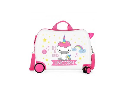detsky cestovny kufor na kolieskach odrazadlo little me unicorn 34l 4749864