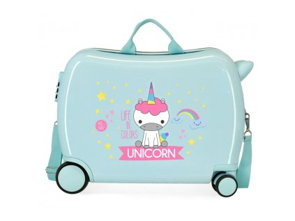 detsky cestovny kufor na kolieskach odrazadlo little me unicorn 34l 4749868