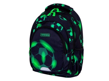 Školní batoh pro první stupeň AstraBAG NEON FOOTBALL, AB330, 502024101