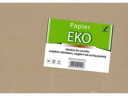 Kartón A4 200g 20l EKO knědý