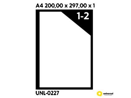 Samolepicí etikety A4 200 x 297 x 1, 100 listů