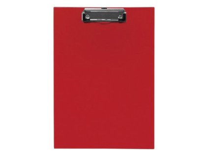 Jednodeska A4 PP s klipem červená