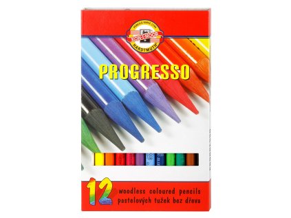 Koh-i-noor souprava pastelek v laku filutex Progresso - 12 ks