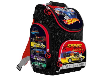 Školní batoh/aktovka - HOT WHEELS, rozměry: 350 x 250 x 150mm(vnitřní roz.)