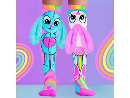 Podkolenky MADMIA - Rainbow Bunny 3-5 let AKCE