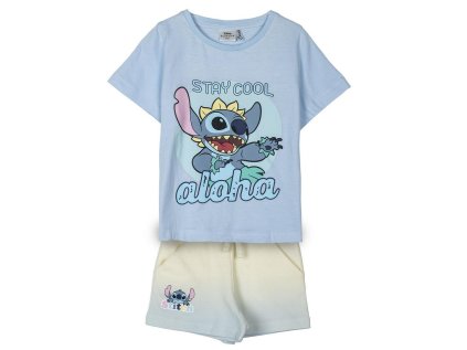 KOMPLET TRIČKO A KRAŤASY STITCH (Velikost 110)