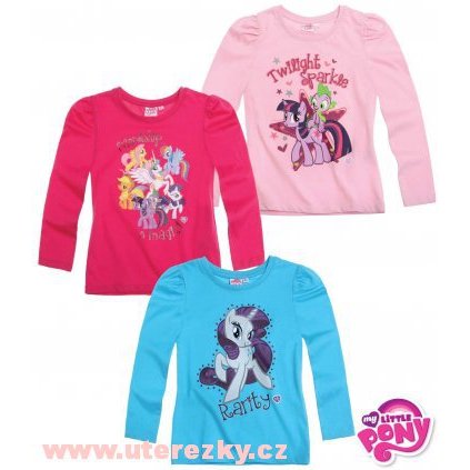 MLP My Little Pony Tričko s dlouhým rukávem > varianta 03 - modrá > velikost 92