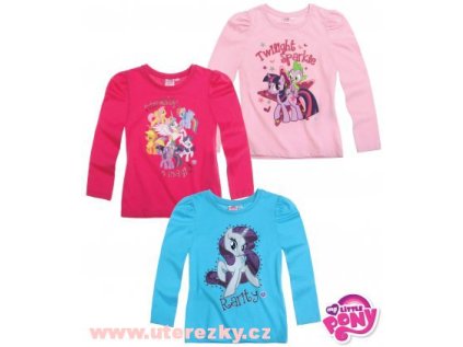 MLP My Little Pony Tričko s dlouhým rukávem > varianta 03 - modrá > velikost 92