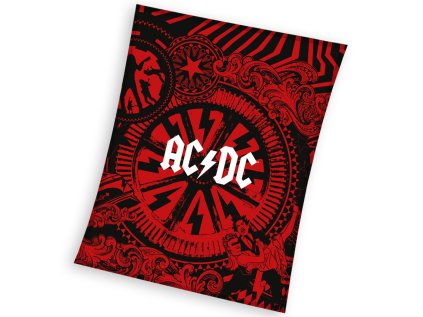 40966 mikroplysova deka acdc black ice 150x200