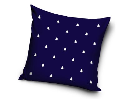 43290 dekoracni polstarek vanocni pohoda modry pnl241200